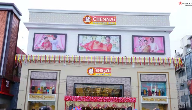 Chennai shopping mall elevations, GR symbols and digitals