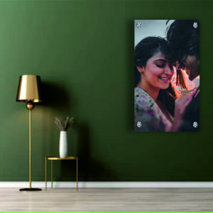 Customized acrylic premium photo frame for home decor, living room, bedroom, Couple, family