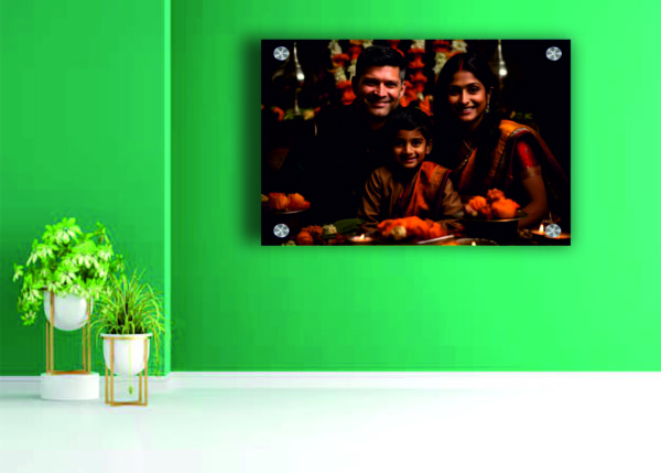 Customized acrylic premium photo frame with elegant look