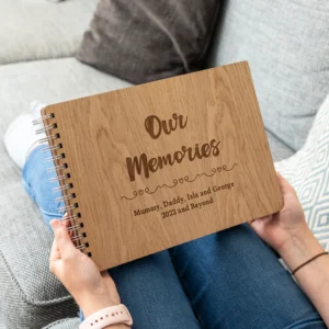 Wooden Memory Books